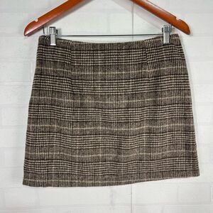 Womens Mini Skirt size M Wool Blend